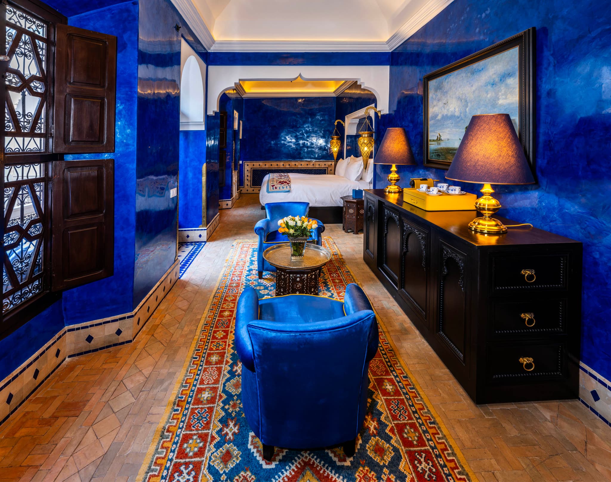 Indigo suite at Riad Sa'eed